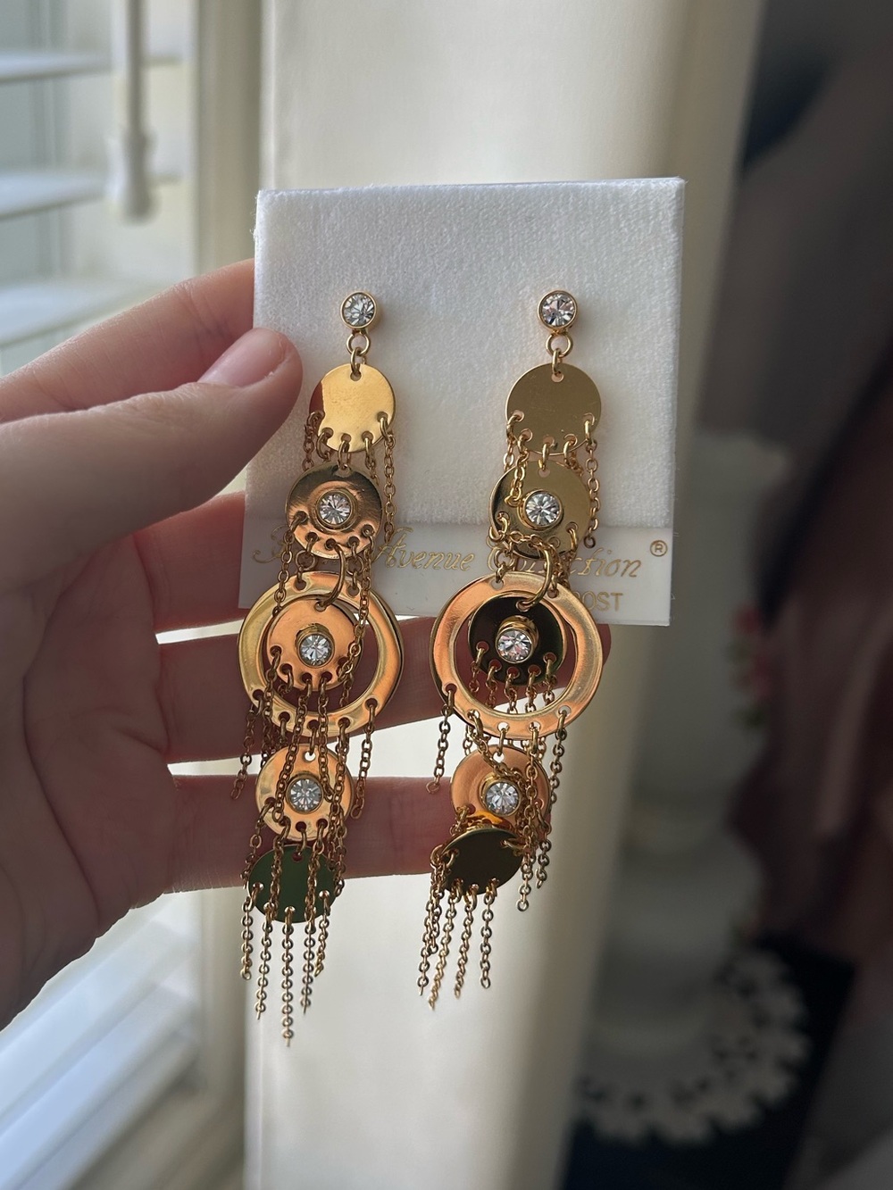 Fifth Avenue SwarovskiWhimsical Dangle Earrings “Jamboree” BNWT